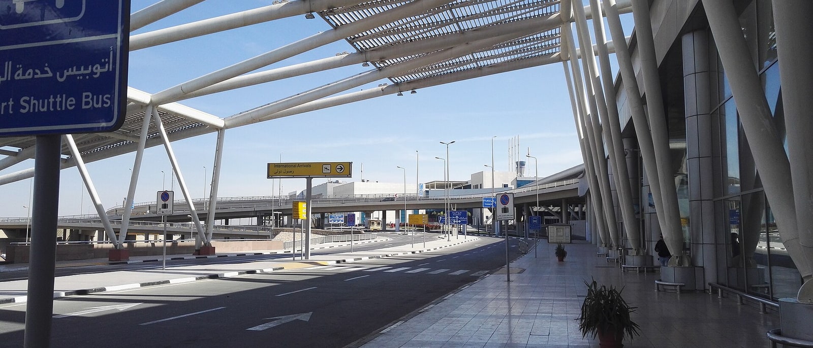 La zona de llegadas de la Terminal 3 del aeropuerto del Cairo