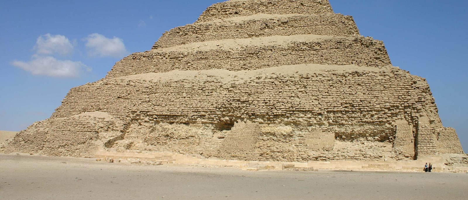 La pirámide escalonada de Zoser, en Saqqara