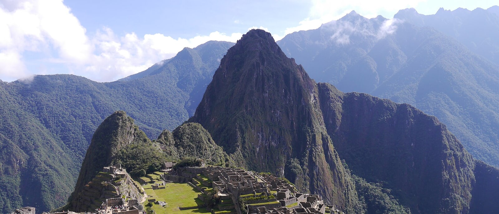 Machu Picchu with Huayna Picchu behind