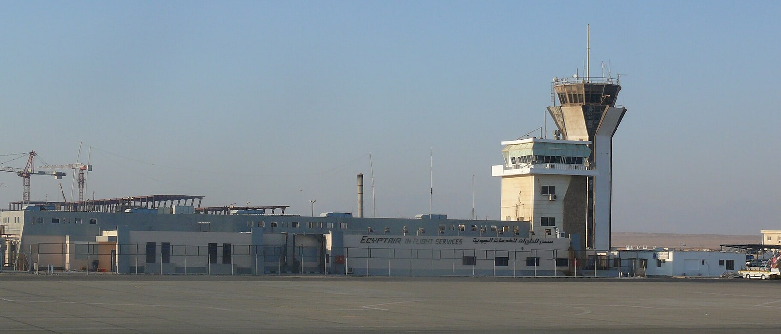 La torre de control del aeropuerto de Hurgada