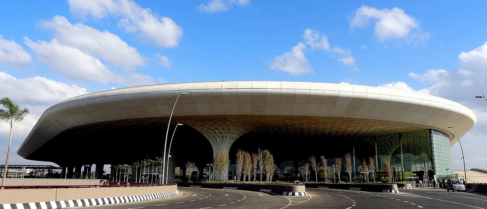Mumbai airport’s T2 terminal, with its undulating roof