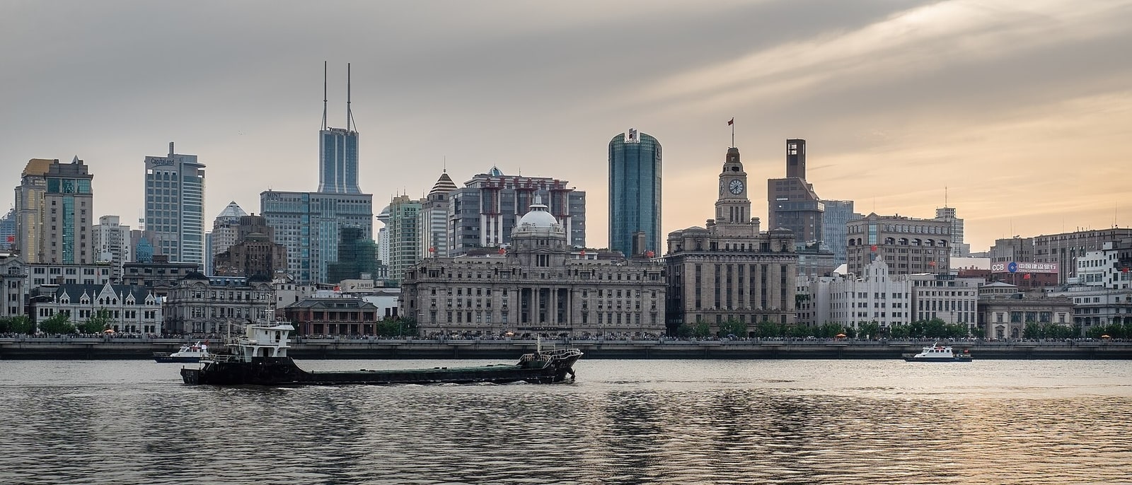The Bund seen from Pudong: the 1920s buildings across the river